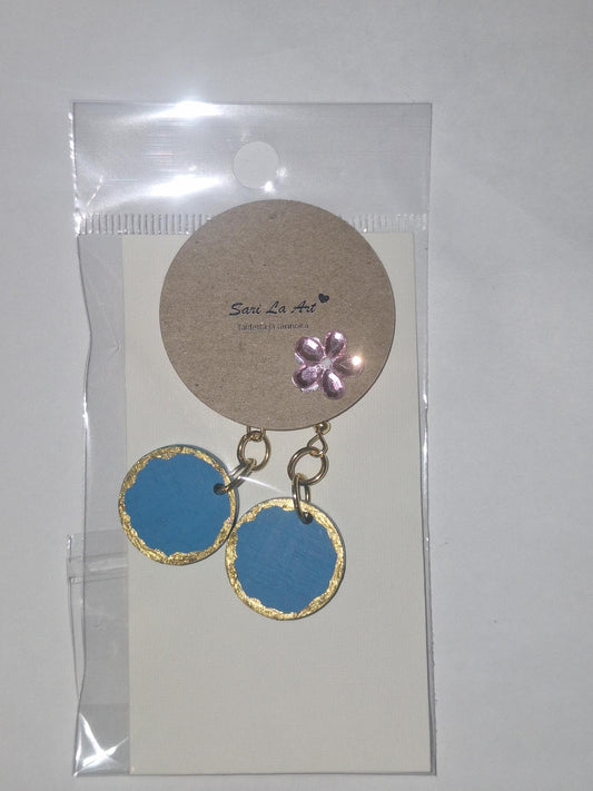 Wooden earrings from the Emilia collection