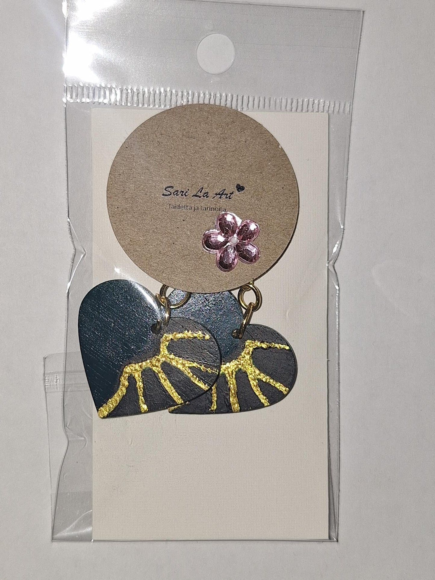 Sydänkorvakorut 3,2 x 2.75 cm