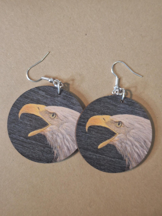 Puukorvakorut: Vintage kotka